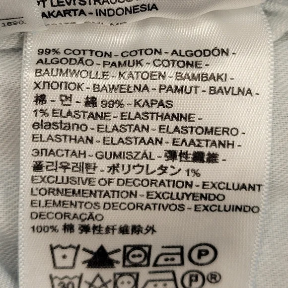 NWT Levi's 569 Loose Straight Blue Jeans, Size 36×36 - Picture 10 of 10